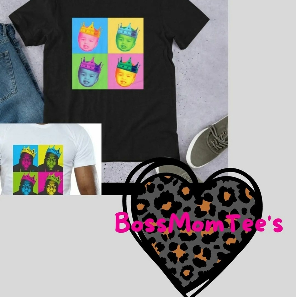 Custom Notorious Big Shirt with a custom face of your choice